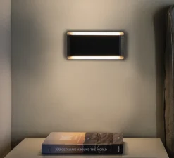 Applique murale, MOOD, noir, LED, 3000K, 67lm, L27cm, H13cm - Faro