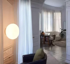 Applique*Luxcambra Applique murale, Moon A2, , Ø30cm, P20cm - or satiné, blanc