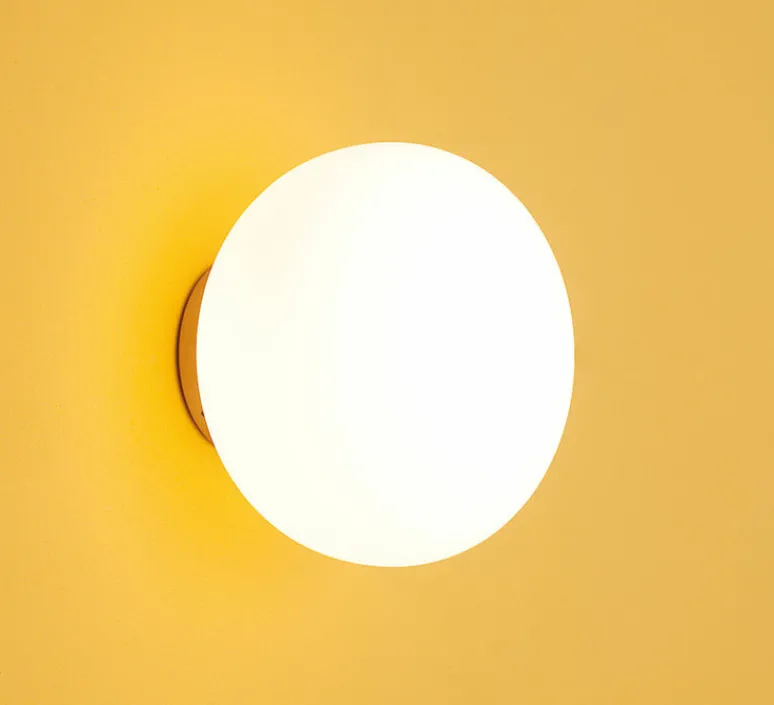 Applique*Luxcambra Applique murale, Moon A2, , Ø30cm, P20cm - or satiné, blanc