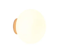 Applique*Luxcambra Applique murale, Moon A2, , Ø30cm, P20cm - or satiné, blanc