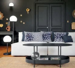 Applique murale, Mooon, carbone, IP54, LED, dim, 2700K à 6000K, 400 lm, L15cm, H25,4cm - Fermob