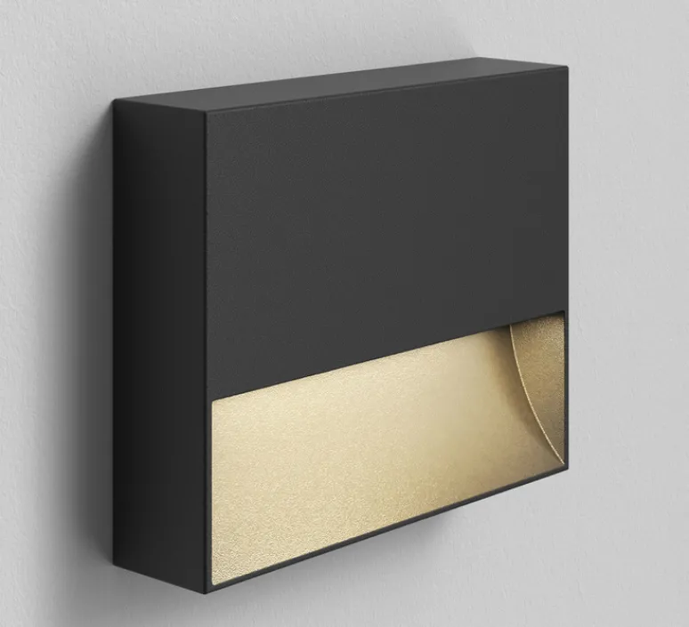 Applique*Astro Applique murale, Mori 140, , IP65, LED, 3000K, 122 lm, L14cm, H11,3cm - noir texturé