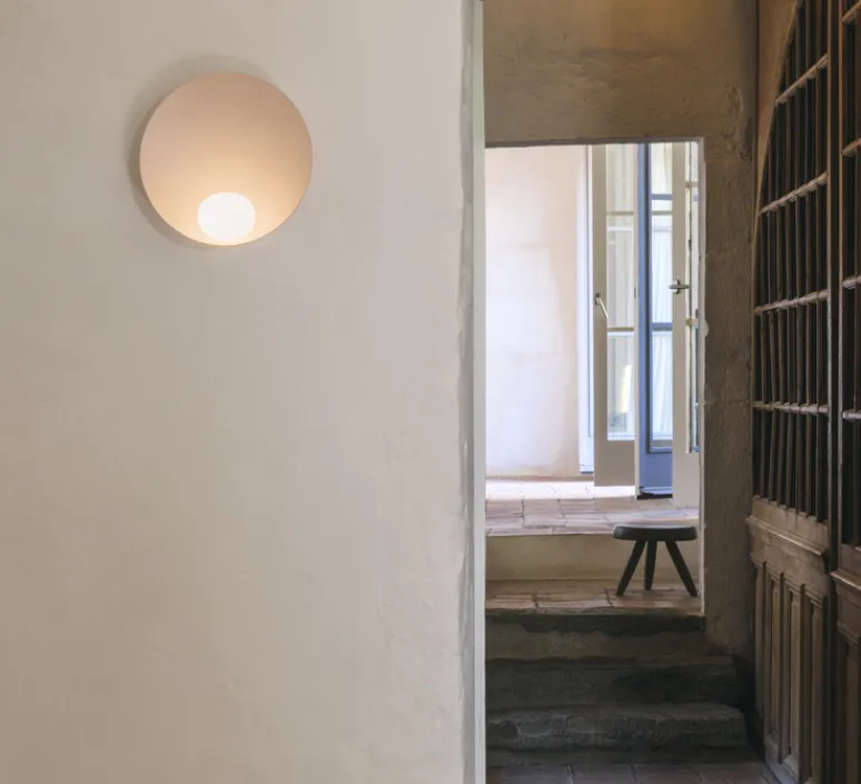 Applique*Vibia Applique murale, Musa Mural, , LED, dim, 2700K, 449 lm, L26cm, H26cm - rose