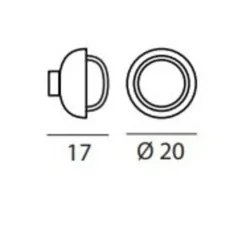 Applique murale, MUSE, laiton, noir, Ø20cm, P17m, IP40 - Tooy