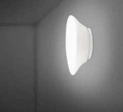 Applique*Fabbian Applique murale, Mycena, , IP40,LED, 3000kK, 17wlm, Ø38cm, H15cm - blanc