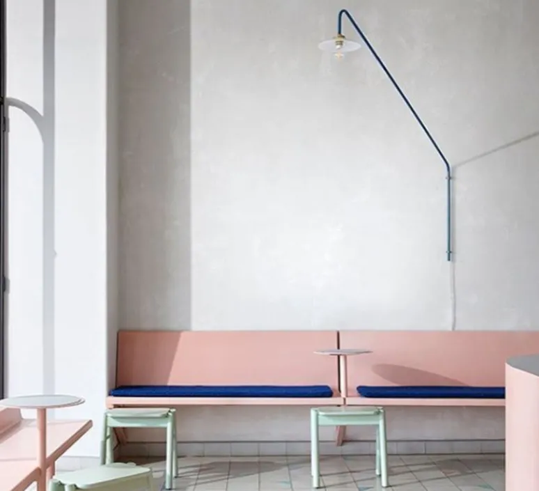 Applique*Valerie_Objects Applique murale, N°1, , L183cm, H140cm - bleu