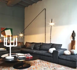 Applique murale, N°1, noir, L183cm, H140cm - Valerie_Objects