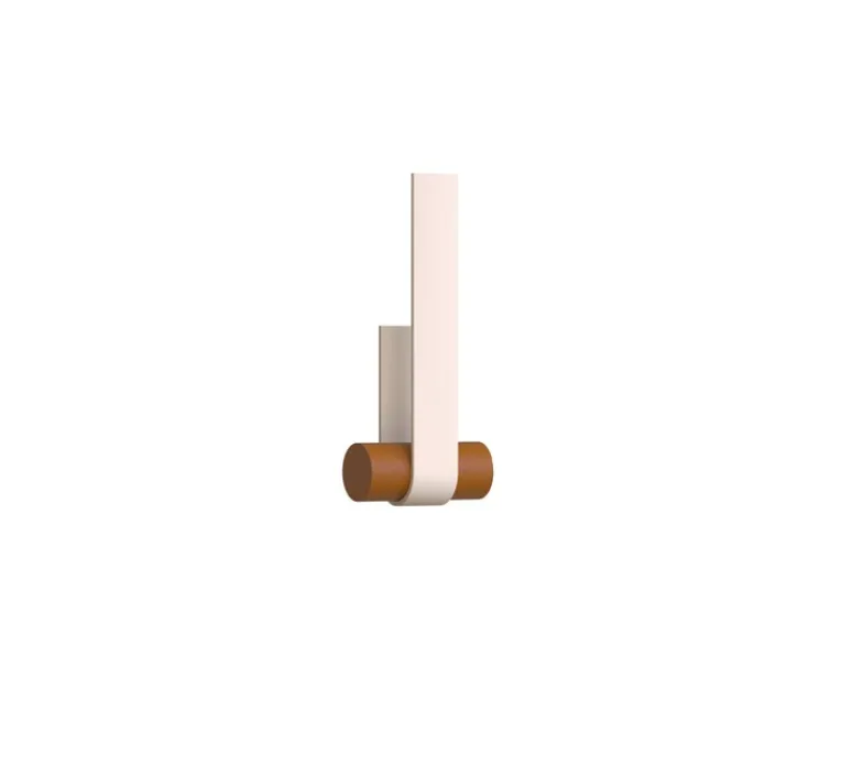 Applique*Tooy Applique murale, Nastro 563.42, , IP40, LED, dim, 2700K, 2300 lm, L22cm, H51cm - beige, terracotta