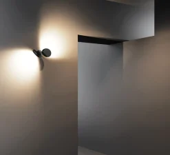 Applique*Lodes Applique murale, Nautilus Double, , LED, 2700K, 1990 lm, L28,5cm, H6cm - noir mat