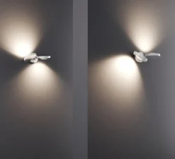 Applique*Lodes Applique murale, Nautilus Double, , LED, 2700K, 1990 lm, L28,5cm, H6cm - blanc mat