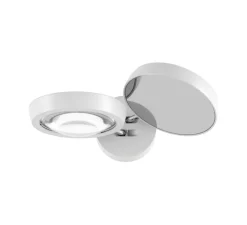 Applique*Lodes Applique murale, Nautilus Double, , LED, 2700K, 1990 lm, L28,5cm, H6cm - blanc mat