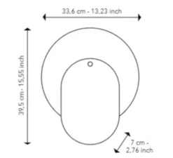 Applique*Serax Applique murale, Nebula 01, , L33,6cm, H39,5cm - rose clair