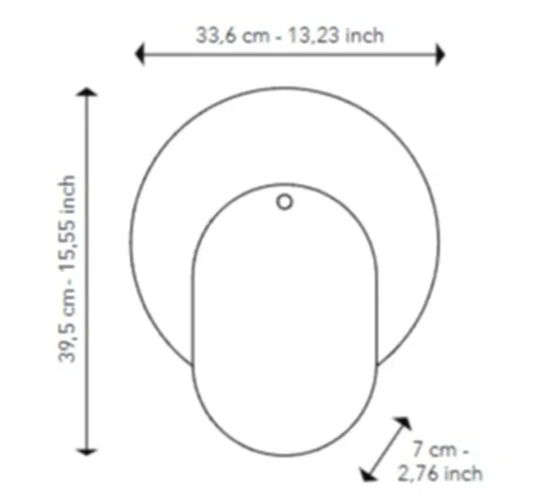 Applique*Serax Applique murale, Nebula 01, , L33,6cm, H39,5cm - rose clair