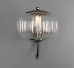 Applique*Mullan Lighting Applique murale, Nehir, , L20cm, H26cm - argent antique