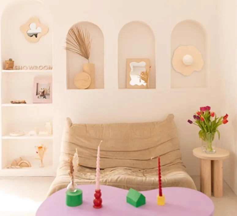 Enfants|Applique*Little Anana Applique murale, Nenuphar S, , L37cm, H36cm - bois naturel