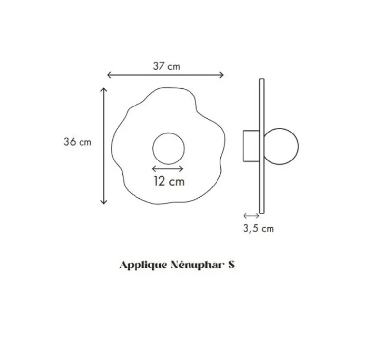 Enfants|Applique*Little Anana Applique murale, Nenuphar S, , L37cm, H36cm - bois naturel
