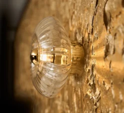 Applique murale, New Grace, transparent, 2700K, 700lm, L28cm, H28cm - Elements lighting