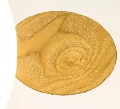 Applique murale, NIKO-GAUCHE, bois, blanc, LED, 3000K, 500lm, L30cm, H22cm - Faro