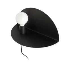 Applique*Faro Applique murale, Nit, gauche, , L40cm, H20cm - noir mat