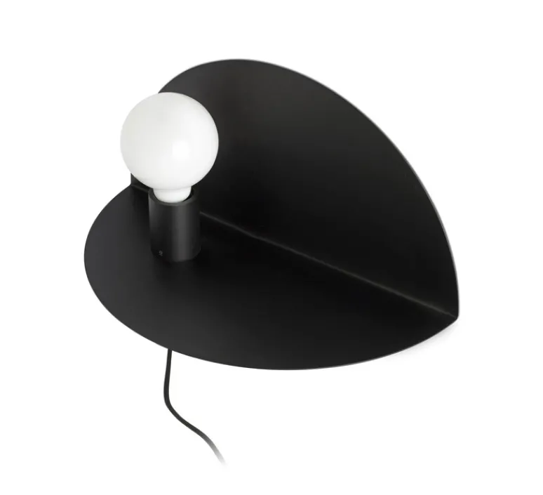 Applique*Faro Applique murale, Nit, gauche, , L40cm, H20cm - noir mat