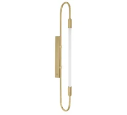 Applique murale, Néon simple, laiton, L6cm, H103cm - Magic Circus Editions