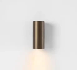 Applique murale, Nude 70 1x, bronze brossé, Ø7cm, H16cm - Modular