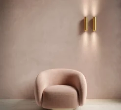Applique murale, Nude Up/Down 70 2x, champagne, Ø7cm, H28,7cm - Modular