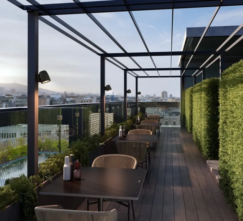 Applique*Bover Applique murale, Nut A/01 Outdoor, , IP66, LED, dim, 2700K, 950 lm, Ø15,5cm, H13,5cm - noir texturé