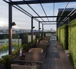 Applique*Bover Applique murale, Nut A/01 Outdoor, , IP66, LED, dim, 2700K, 950 lm, Ø15,5cm, H13,5cm - noir texturé