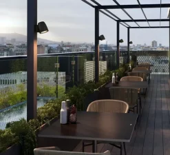 Applique*Bover Applique murale, Nut A/01 sans bouton, , IP54, LED, dim, 2700K, 950 lm, L10cm, H13,5cm - noir