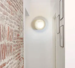 Applique murale, Nuvole Rapide, beige, LED, dim, 3000K, 2350 lm, Ø36cm, H22cm - OliveLab