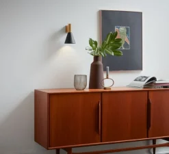 Applique*Wever&Ducré Applique murale, Odrey 1.4, , L12,4cm, H20,5cm - noir et or