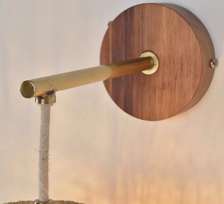 Applique murale, Odyssée , Beige, Ø28,5cm, H35cm - Market Set