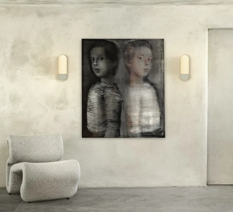 Applique murale, Odyssey Vik, blanc ivoire, L10,5cm, H30,5cm - Schwung