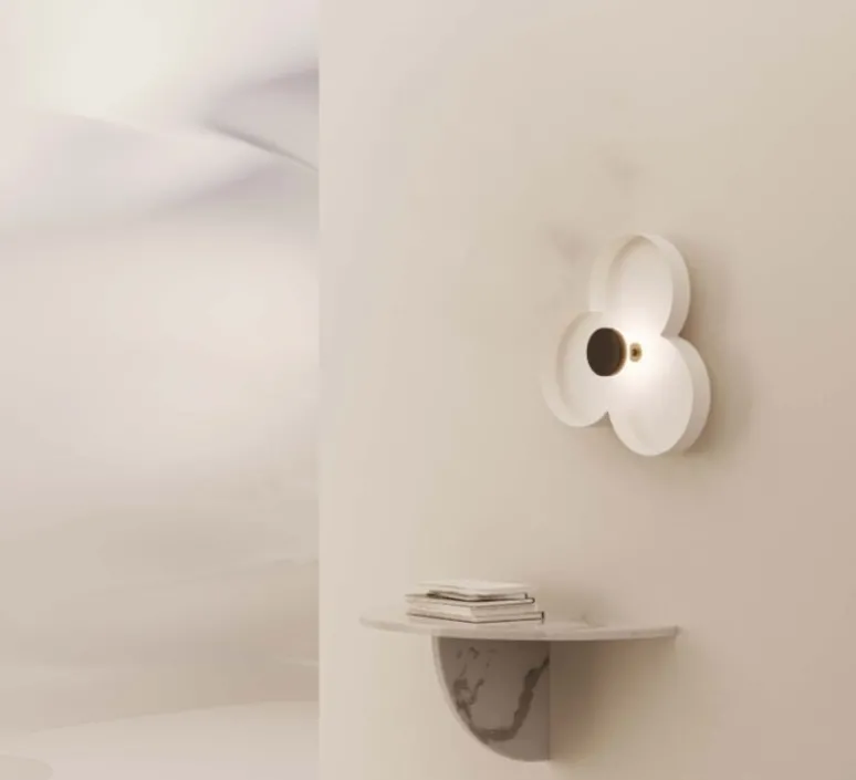 Enfants|Applique*Aromas del Campo Applique murale, Oket, blanc & noir, LED, dim, 2700K, 270 lm, L50cm, H50cm - blanc & noir