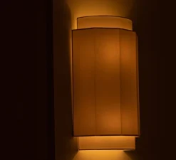 Applique*Simone & Marcel Applique murale, Okla, , L24cm, H38cm - écru coton