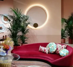 Applique*Fabbian Applique murale, Olympic F45, , IP40,LED, 2700k, Ø140cm, P5cm - bronze