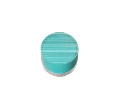Applique murale, Oma, Turquoise, IP65, LED, dim, 3000K, 144 lm, Ø13,4cm, H8,7cm - Beneito Faure