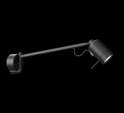 Applique*Tonone Applique murale, One + Wall, , LED, dim, 2700K, 245 lm, L36cm, H7cm - noir