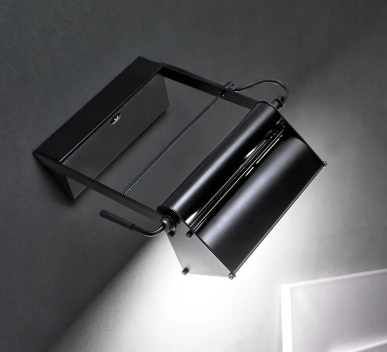 Applique*Lumina Applique murale, Opus, , L19cm, H17cm - Black Soft Touch