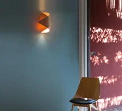 Applique*LZF Applique murale, Orbit, bois naturel de cerisier, H36cm - marron