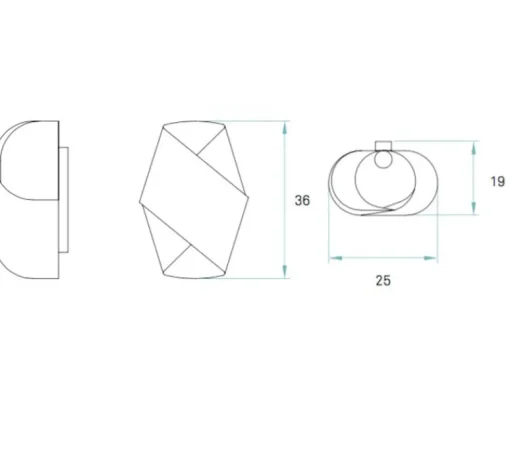 Applique*LZF Applique murale, Orbit, , H36cm - rouge