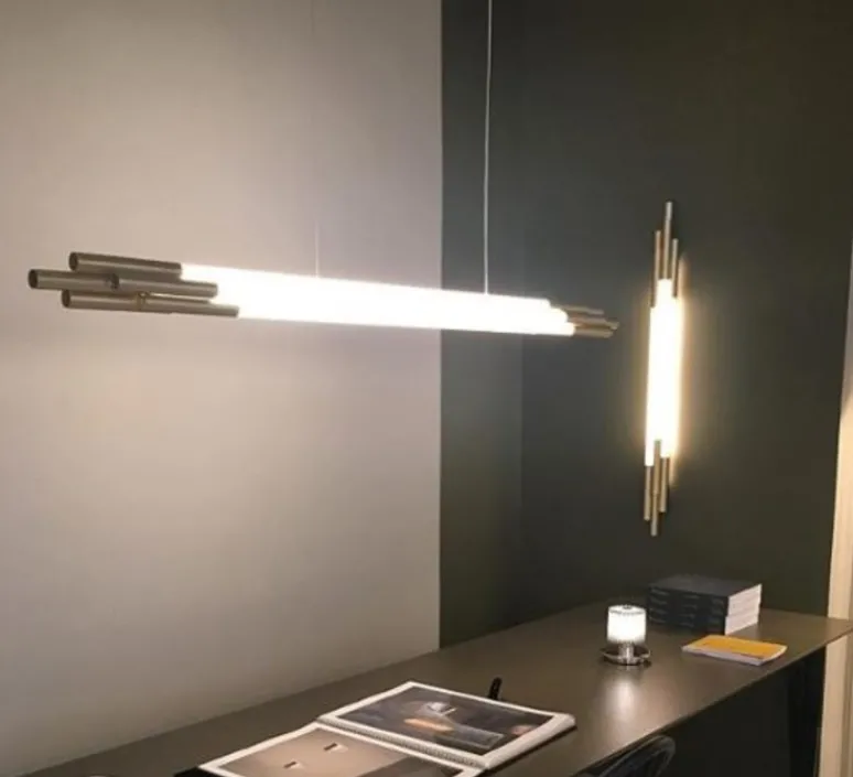 Applique*DCW éditions Paris Applique murale, ORG W 1050, , 2700K, 1200lm, L105cm, H8,4cm - blanc, or