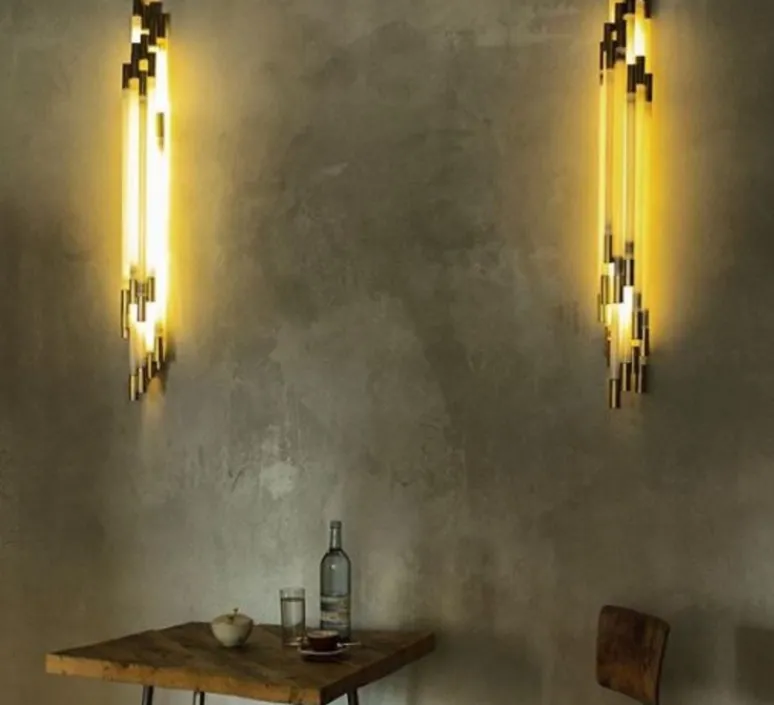 Applique*DCW éditions Paris Applique murale, ORG W 1050, , 2700K, 1200lm, L105cm, H8,4cm - blanc, or