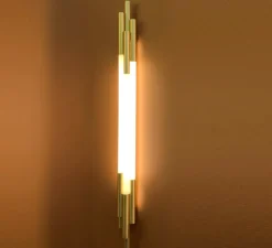 Applique*DCW éditions Paris Applique murale, ORG W 1050, , 2700K, 1200lm, L105cm, H8,4cm - blanc, or