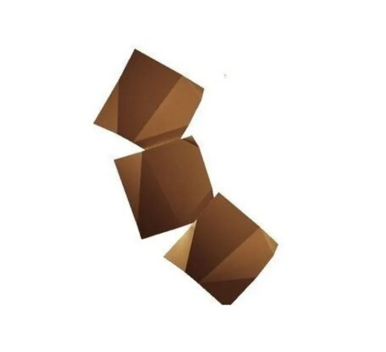 Applique*Vibia Applique murale, ORIGAMI, 4506, , IP65, LED, dim, 2700K, 2269 lm, 70cm, H91cm - marron