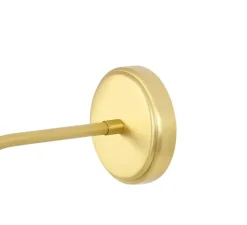 Applique*Mullan Lighting Applique murale, Osier, , L12cm, H31cm - bleu terre, laiton satiné