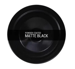 Applique*Mullan Lighting Applique murale, Osier, marbrée, noir mat, Ø12cm, H31cm - marbre, noir