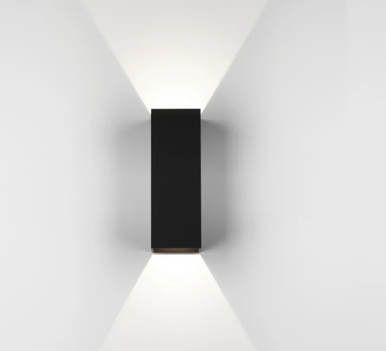 Applique*Astro Applique murale, Oslo 255 LED, , IP65, LED, 3000K, 270 lm, L9cm, H25,5cm - noir texturé