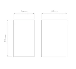 Applique*Astro Applique murale, Oslo 160 LED, , IP65, LED, 3000K, 118lm, L8cm, H16cm - Lighting béton